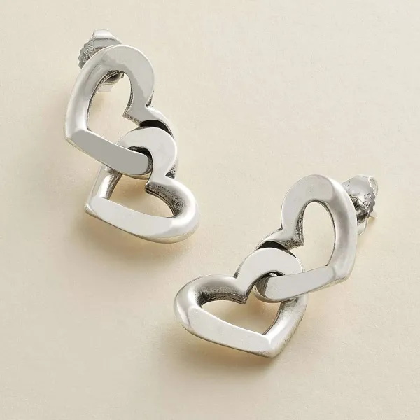 James Avery Artisan Jewelry Earrings-Chain Of Hearts Drop Earrings