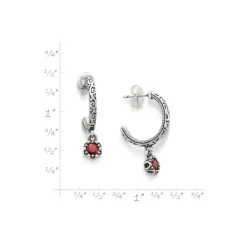 James Avery Artisan Jewelry Earrings-Cherished Birthstone Hoop Dangle Earrings