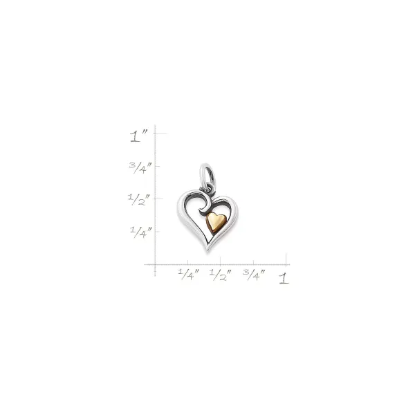 James Avery Artisan Jewelry Charms-Delicate Joy Of My Heart Charm
