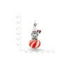 James Avery Artisan Jewelry Charms-Enamel Christmas Gnome Art Glass Charm