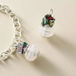 James Avery Artisan Jewelry Charms-Enamel North Pole Art Glass Charm