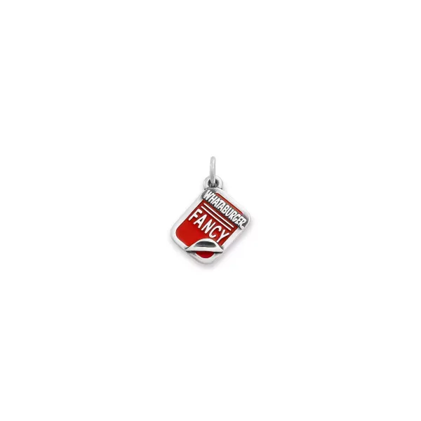 James Avery Artisan Jewelry Charms-Enamel "Whataburger Fancy" Ketchup Charm