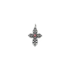 James Avery Artisan Jewelry Charms-Floret Gemstone Cross Charm