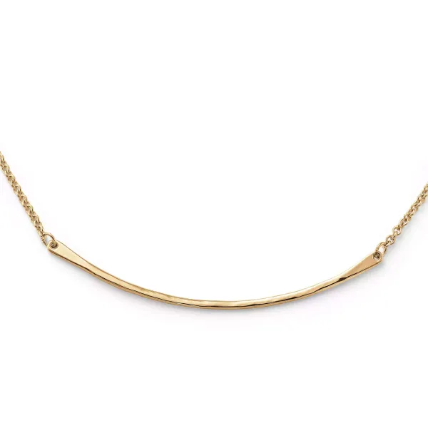 James Avery Artisan Jewelry Necklaces And Chains-Hammered Crescent Changeable Charm Necklace