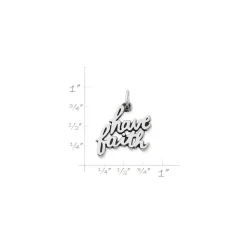 James Avery Artisan Jewelry Religious Charms-Have Faith Charm