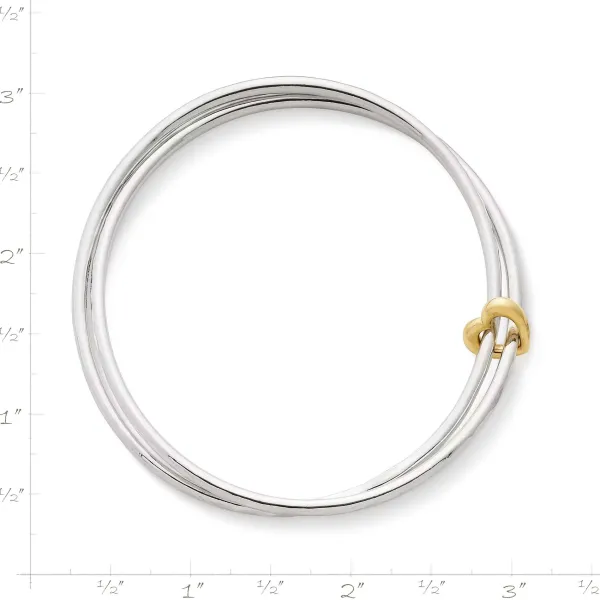 James Avery Artisan Jewelry Bracelets-Heart Of Gold Combo Bangle Bracelet