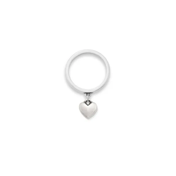 James Avery Artisan Jewelry Rings-Mini Heart Charm Dangle Ring