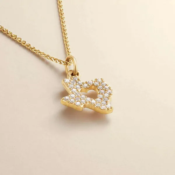 James Avery Artisan Jewelry Charms-Pave Diamond Deep In The Heart Of Texas Pendant
