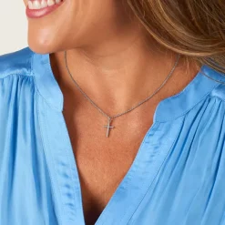 James Avery Artisan Jewelry Charms-Petite Elegant Cross Charm