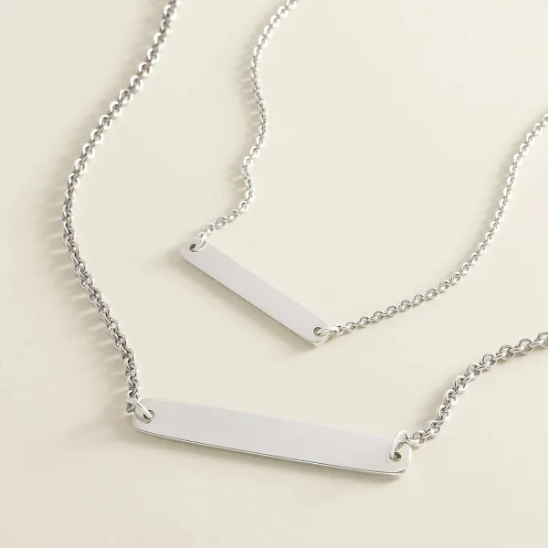 James Avery Artisan Jewelry Necklaces And Chains-Petite Engravable Horizon Necklace