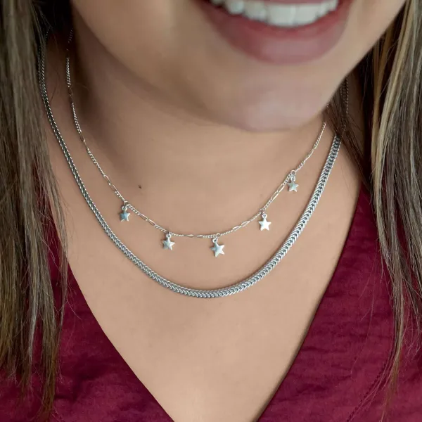 James Avery Artisan Jewelry Necklaces And Chains-Rectangle Foxtail Necklace