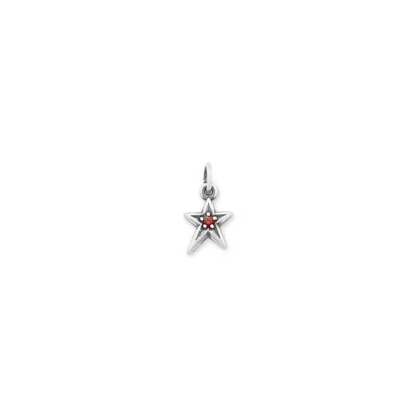 James Avery Artisan Jewelry Charms-Shining Star Birthstone Charm