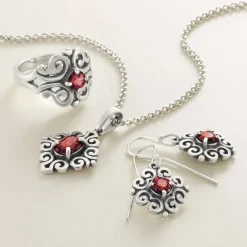 James Avery Artisan Jewelry Pendants-Spanish Lace Birthstone Pendant