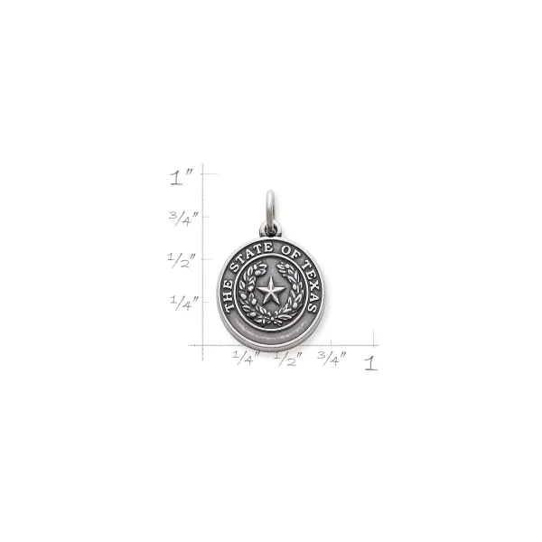 James Avery Artisan Jewelry Charms-State Seal Of Texas Charm