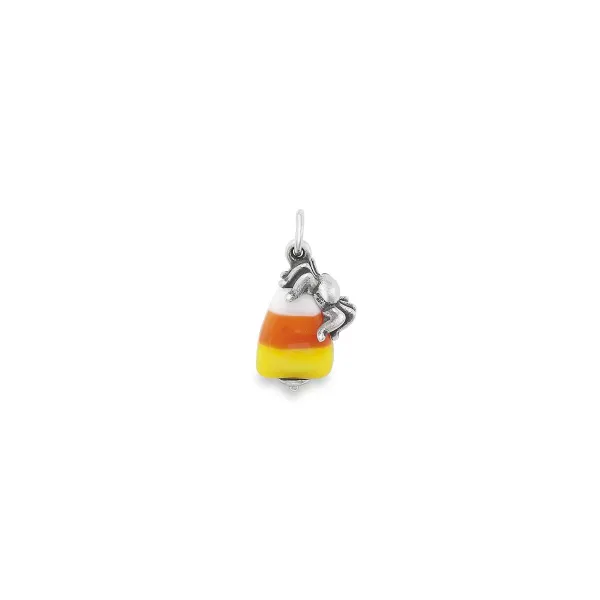 James Avery Artisan Jewelry Charms-Sweet And Spooky Halloween Art Glass Charm