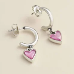 James Avery Artisan Jewelry Earrings-Sweetheart Gemstone Hoop Dangle Earrings