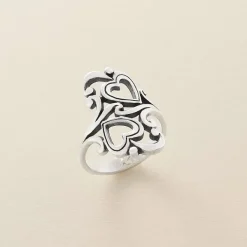 James Avery Artisan Jewelry Rings-Swirls And Scrolls Hearts Ring